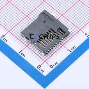 TFW11-N1S1-2000-A SD Card / Memory Card Connector SMD Connector Self-Return Type MicroSD Card (TF Card) Card Holder 2mm - Product Image 2