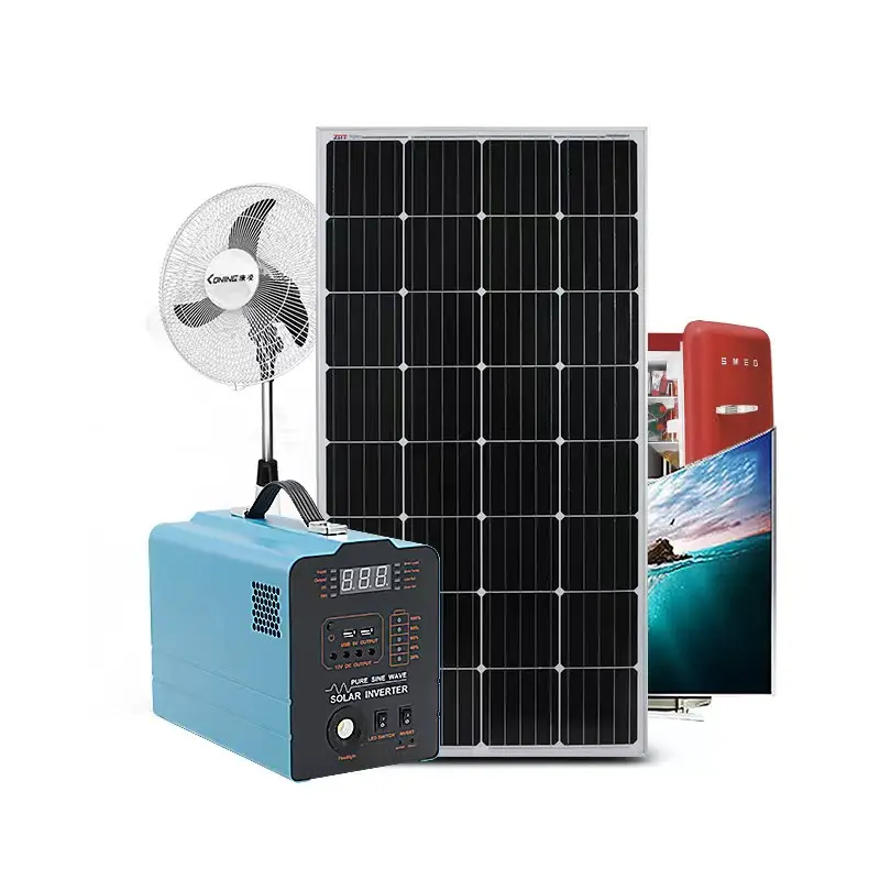 Produzione di una centrale elettrica portatile da 300W 500W generatore solare da esterno con uscita Ac Dc 220V per uso familiare