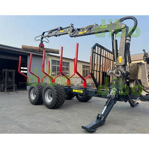 ייעור משק מכונות ציוד הידראולי טרקטור הידראולי 6.5 מ 'עץ עץ מקרן עם מנוף הרחבה 10 טון קרן הרחבה - Product Image 1