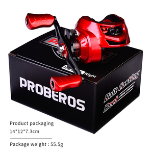 Carrete metálico <span class=keywords><strong>de</strong></span> alta calidad para caña <span class=keywords><strong>de</strong></span> pescar, accesorio para caña <span class=keywords><strong>de</strong></span> pescar, con brazo basculante, con señuelo, gota <span class=keywords><strong>de</strong></span> agua - Product Image 6