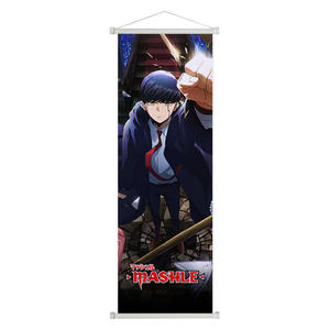 6 Designs 25*75cm Affiche <span class=keywords><strong>Manga</strong></span> Mashle Personnage d'Anime en Tissu, Décoration Murale en Rouleau, Tableaux à Suspendre pour Fans d'Anime - Product Image 1