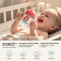 Nouvelle conception 2026 – Biberons d'apprentissage sans BPA pour bébés et jeunes enfants avec paille