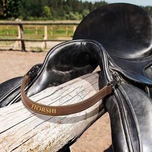 Correa de sillín de caballo personalizada Horshi, regalo para principiantes, correa de agarre de caballo para sillines ingleses, cuero personalizado - Product Image 3