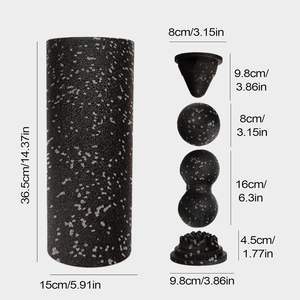 ชุดอุปกรณ์โยคะ 5-in-1 ยี่ห้อ Leeton ประกอบด้วย ลูกบอลนวดรูปถั่วลิสง ลูกบอลนวด ลูกกรวยฝังเข็ม ล้อนวดเท้า สำหรับฟื้นฟูกล้ามเนื้อ พกพาสะดวก - Product Image 4