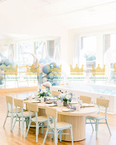 Silla Infantil Montessori Moderna Hecha a Mano de Ratán, Asiento de Mimbre Natural Seguro para Exteriores, para Fiestas de Cumpleaños, Jardín de Infancia y Hogar - Product Image 3