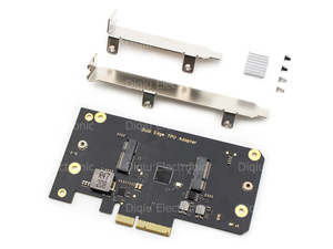 محول TPU ثنائي الحافة PCIe Gen3 X4 يدعم مسرعات TPU 2x <span class=keywords><strong>M</strong></span>.<span class=keywords><strong>2</strong></span> ملحق إلكتروني لبطاقتي TPU - Product Image 6