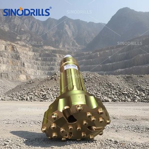 رؤوس حفر آبار المياه والتعدين الصخرية Sinodrills QL40 QL50 QL60 <span class=keywords><strong>DTH</strong></span> مقاس 219 مم - Product Image 2