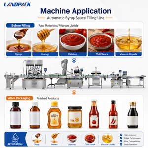 Machine de remplissage et d'étiquetage automatique de bouteilles pour liquides, éthanol, sirop, acide chlorhydrique - Product Image 3