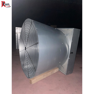 Ventilador de ventilación automático de nailon de tres hojas montado en la pared para ventiladores de flujo axial de aves de corral Gallinero - Product Image 5