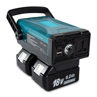 Convertisseur d'alimentation sans fil pour extérieur, compatible avec la batterie Makita 18V, AC110V 220V 150W 300W, type C USB, transformateur d'alimentation DIY