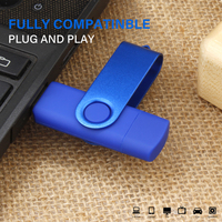 Clé USB OTG Pivotante 2 en 1 la Moins Chère avec Personnalisation de Logo GRATUITE et Adaptateur USB-C