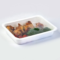 couleur avion four ovable bandeja CPET thermoforme plateau en plastique CPET récipient alimentaire CPET avec film d'étanchéité
