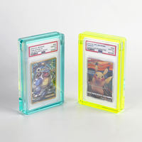 En stock : Étui de protection antichoc en acrylique plastique anti-jaunissement pour cartes de jeu classées