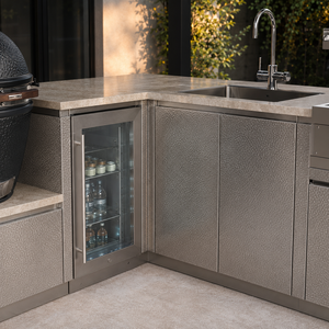 Cuisine <span class=keywords><strong>barbecue</strong></span> extérieure  et station de grill pour villas Four électrique encastré sur mesure et gril <span class=keywords><strong>en</strong></span> acier inoxydable - Product Image 4