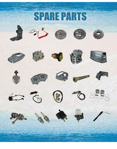 Motor fueraborda portátil de 40 HP, 2 tiempos, de gasolina, para embarcaciones inflables, botes, y embarcaciones auxiliares de yates. - Product Image 3