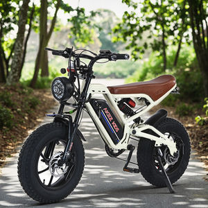 Vélo de Montagne Électrique Rétro à Suspension Intégrale 16 Pouces Version US pour Enfants, Moteur Arrière à Capteur 350W, Vitesse Variable, <span class=keywords><strong>Sport</strong></span>, Autonomie 50km - Product Image 2