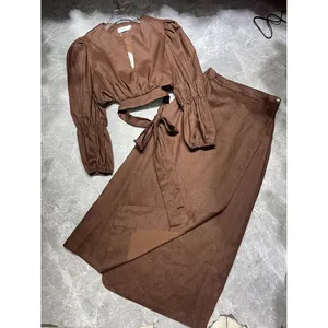 Linen Clothing Is Comfortable Fashionable And Elegant Linen Dress2024 New Spring Summer And Autumn Linen Clothing For Women