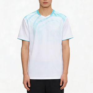 Camiseta Deportiva de Manga Corta para Bádminton, Unisex, de Poliéster Transpirable de Secado Rápido, con Logotipo Personalizado - Product Image 3