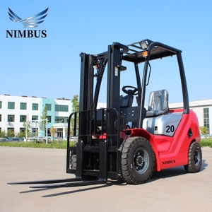 Chariot élévateur diesel de 2 tonnes de qualité industrielle certifié NIMBUS ISO 9001, hauteur de levage personnalisable, faibles émissions - Product Image 2