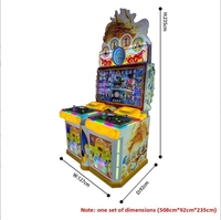 Équipement d'arcade de divertissement Wenxun, machine de jeu en ligne pour huit joueurs, console Dragon Press-Out Wukong à 12 portes