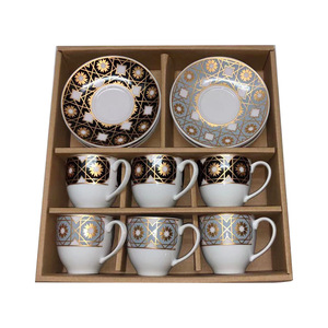 Set <span class=keywords><strong>da</strong></span> <span class=keywords><strong>caffè</strong></span> di lusso leggero Set di piattini per tazze <span class=keywords><strong>da</strong></span> <span class=keywords><strong>caffè</strong></span> in ceramica piccola <span class=keywords><strong>da</strong></span> <span class=keywords><strong>6</strong></span> pezzi - Product Image 5