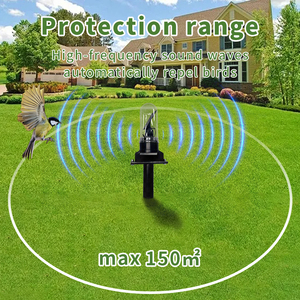 Çatı bahçesi kuş önleme cihazları, hayvanları korumak, küçük hayvanları uzaklaştırmak için ses kullanmak - Product Image 5