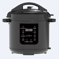 Cuisinière électrique multifonctionnelle à pression élevée avec contrôle numérique LED programmable en usine, pression de cuisson de 0 à 70 kPa, avec poignée