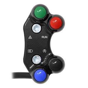 Interruptor de manillar derecho para Ducati Multistrada V2 (orificios alineados) con abrazadera BR 020R - Product Image 1