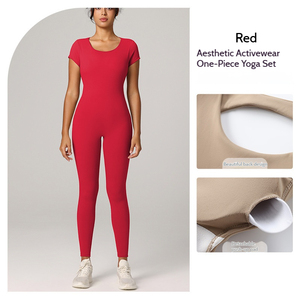 Mono deportivo de secado rápido para mujer, ajustado, para correr y hacer deporte, ropa deportiva de una pieza, sin espalda, para yoga. - Product Image 4