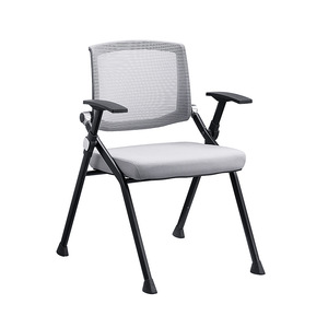 Centro di formazione in tessuto di maglia sala riunioni ufficio impilabile a dondolo in rete sedia in plastica per apprendimento per riunioni <span class=keywords><strong>sedie</strong></span> per conferenze - Product Image 2
