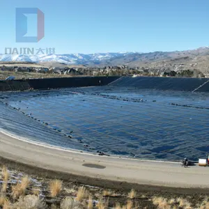 Tanque de armazenamento de água de plástico Hdpe Geomembrana Lago artificial Barragem de piscicultura Lagoa