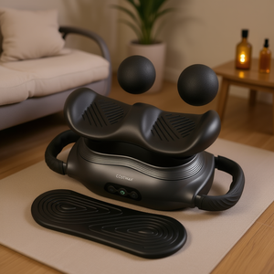 Costway Electric Back Massager D0100XTNR8W 3 Heads 3 Modes <b>USB</b> <b>Rechargeable</b> Lithium <b>Battery</b> - Product Image 3