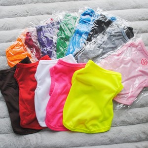 Vestes sans manches en gros à bas prix, t-shirts vierges pour animaux de compagnie - Product Image 4