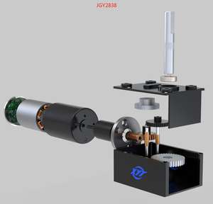 XYT JGY-2838 haute efficacité OEM <span class=keywords><strong>coque</strong></span> noire 30kg.cm 0.7A - 1.2A 15W 24v Micro DC ver <span class=keywords><strong>moteur</strong></span> à engrenages sans balais - Product Image 5