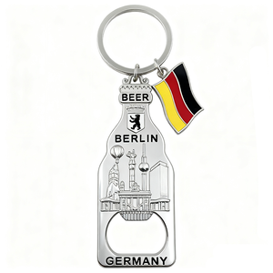 Llavero de <span class=keywords><strong>Metal</strong></span> Esmaltado Personalizado al por Mayor con Diseño de Oso, Recuerdo Turístico de Berlín, Brandeburgo, Alemania, Regalo de Moda - Product Image 6