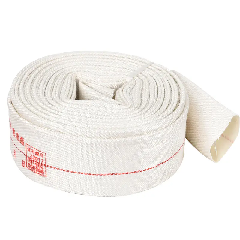 Carrete de manguera flexible de alta presión contra incendios de fabricantes chinos Tubo de algodón forrado de PVC para situaciones de emergencia