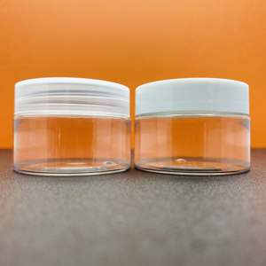 Bocaux ronds en plastique PET transparents à plusieurs niveaux, vides, avec couvercle à vis en aluminium étanche pour savon liquide et articles de soins personnels - Product Image 6