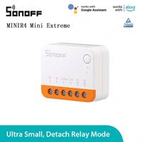 Módulo de Interruptor Inteligente Wi-Fi de 2 Vías SONOFF MINI R4, Control Inalámbrico S-MATE para Alexa y Google Home, Funciona con Casa Inteligente, 220v Máx. Volt