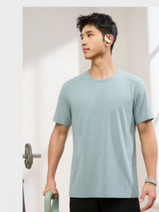 Athletic Wear Multicolor T <b>Shirt</b> <b>Men</b> Round Neck Workout T <b>Shirt</b> Quick Dry Mesh Gym Sport <b>Shirt</b> - Product Image 6