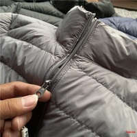 Blouson Bomber Homme Grande Taille en Velours Uni Ultra-Léger à Motif Cœur, en Polyester Soie Coton, Style Streetwear, Exportation Allemande Originale