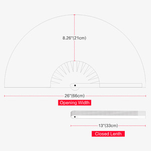 NFFAN Custom Design Bamboo Folding Shade <span class=keywords><strong>abbigliamento</strong></span> fan per le donne - Product Image 4