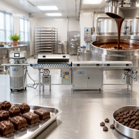 Machine à tempérer le chocolat robuste et durable, capacité 120L, avec réservoir intérieur en acier inoxydable SS304 pour une fusion précise et une température automatique