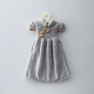 Serviette de toilette en microfibre corail pour enfant, résistante à la décoloration, à séchage rapide, tissée, avec une bonne absorption d'eau, douce et respectueuse de la peau, pour un usage domestique - Product Image 2