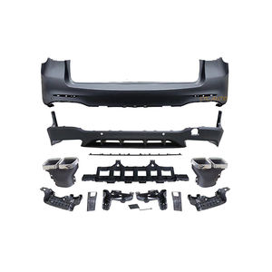 GLC63 AMG look design Conversion BodyKit pare-chocs avant arrière pour <span class=keywords><strong>Mercedes</strong></span> Benz <span class=keywords><strong>GLC</strong></span> Class X253 W253 SUV 2015 2016 2017 <span class=keywords><strong>2018</strong></span> 2019 - Product Image 4