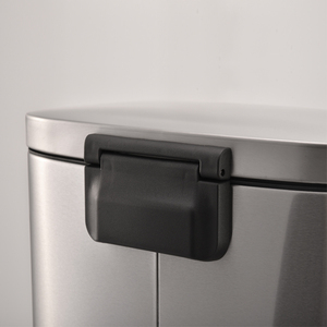 家庭でのキッチンとバスルームのリサイクル保管用の50L耐久性のあるステンレス鋼ペダルゴミ箱 - Product Image 5