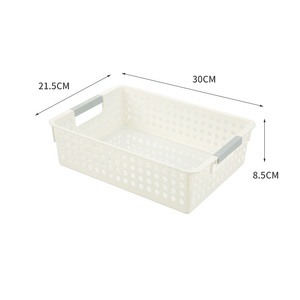 Offre Spéciale <span class=keywords><strong>Panier</strong></span> de Rangement Rectangulaire Creux avec Égouttoir pour Fruits et Légumes, Idéal pour la Maison ou comme Rangement pour Livres - Product Image 5