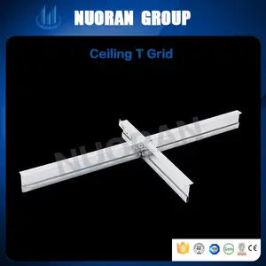 Factory promotion Exterior Natural Ultra Flexible Building Materials 32mm and 38mm Height Ceiling T- Grid