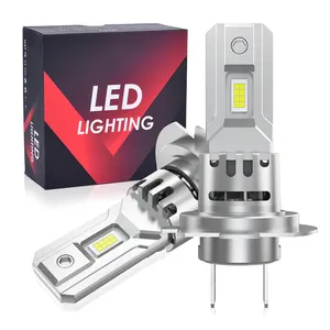 Energie sparend Aviation Aluminium Smart Lüfter kühlung 25Watt pro Glühbirne Auto Front lichter LED H7 Lampe Scheinwerfer