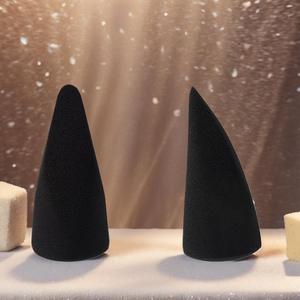 HeXue – Éponge de Maquillage Triangulaire Lavable Personnalisée pour Fond de Teint, Blush et Crème BB – Forme Unique – Vente en Gros - Product Image 2