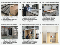 Meubles de dortoir scolaire modernes, lit superposé avec bureau et armoire, directement de l'usine, pour dortoir scolaire et appartement